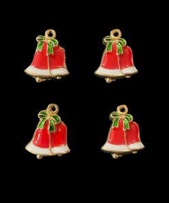 Christmas Bell Enamel Charm