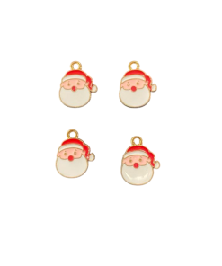 Alternative view of Santa Claus Face Enamel Charm