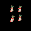 Christmas Stocking Enamel Charm
