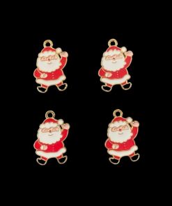 Santa Claus Enamel Charm