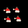 Santa Hat Enamel Charm