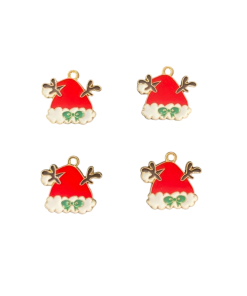 Alternative view of Santa Hat Enamel Charm