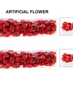 Artificial Fabric Flower - Red