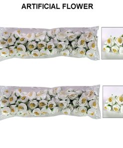 Artificial Fabric Flower - White