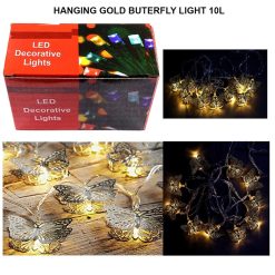 Hanging Gold Butterfly Light