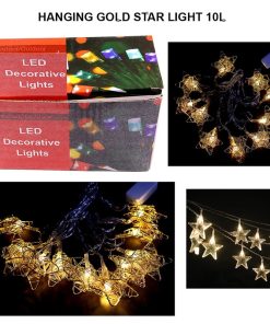 Hanging Gold Star Light