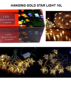 Hanging Gold Star Light