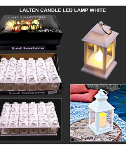Lalten Candle LED Lamp White