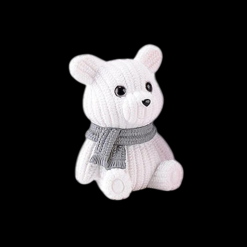 Miniature Teddy Bear - White