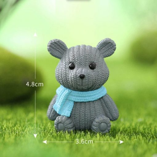 Miniature Teddy Bear - Grey