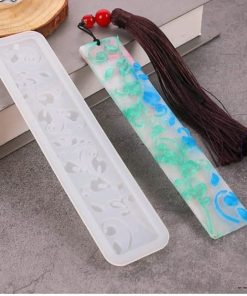 Alternative view of Silicon Bookmark Mould – Flower