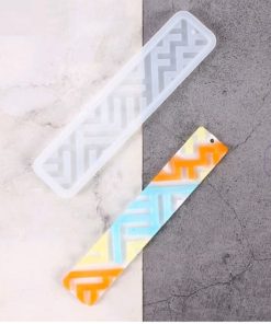 Alternative view of Silicon Bookmark Mould – Flower Pattern