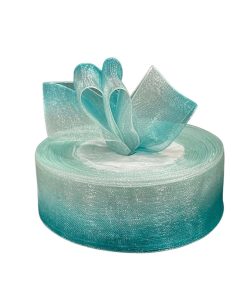 Ombre Organza Ribbon – Sky Blue