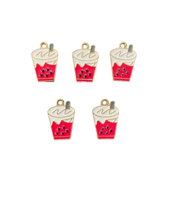 Alternative view of Fruit Drink Enamel Charm