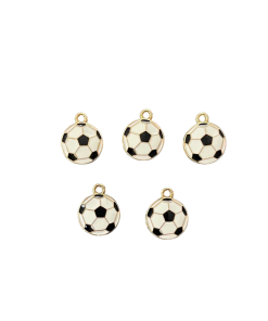 Alternative view of Foodball Enamel Charm