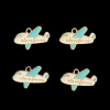 Airplane Enamel Charm