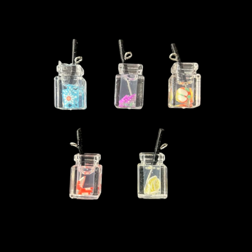 Fruit Drink Glass Charm