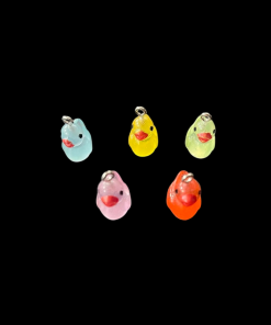Mini Translucent Duck Charm