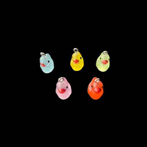 Mini Translucent Duck Charm