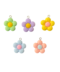 Alternative view of Five Petal Flower Charm