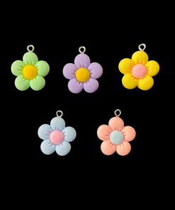 Five Petal Flower Charm