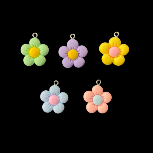Five Petal Flower Charm