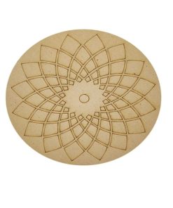 Pre-Marked MDF Mandala Round 20 cm