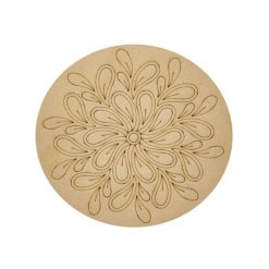 Pre-Marked MDF Mandala Round 20 cm