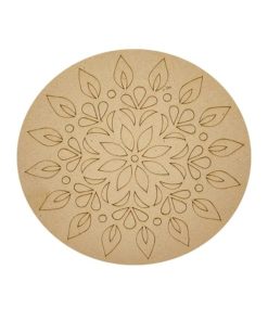Pre-Marked MDF Mandala Round 20 cm