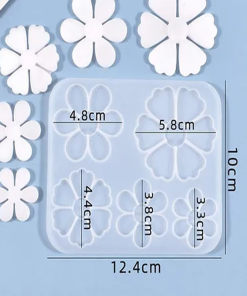 Silicone Mould - Six Petal Flower