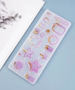 Silicone Mould - Pendant And Earring Pattern