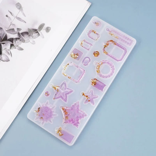 Silicone Mould - Pendant And Earring Pattern