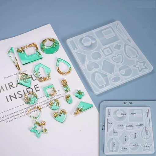 Silicone Mould – Pendant And Earring Pattern