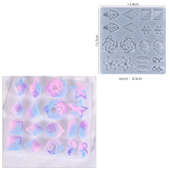 Silicone Mould – Earring Pattern
