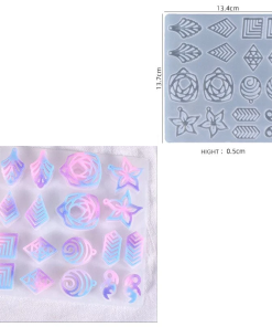 Silicone Mould – Earring Pattern