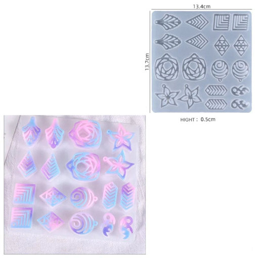 Silicone Mould – Earring Pattern