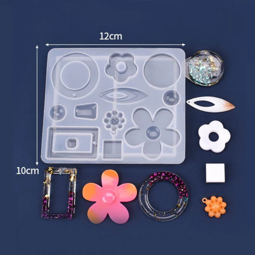 Silicone Mould - Pendant And Earring Pattern