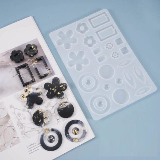 Silicone Mould - Pendant And Earring Pattern