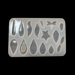 Silicone Mould - Big Pendant And Earring Pattern