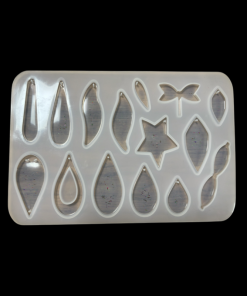 Silicone Mould - Big Pendant And Earring Pattern