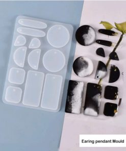 Silicone Mould - Pendant And Earring Pattern