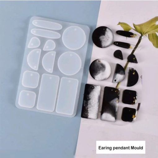 Silicone Mould - Pendant And Earring Pattern
