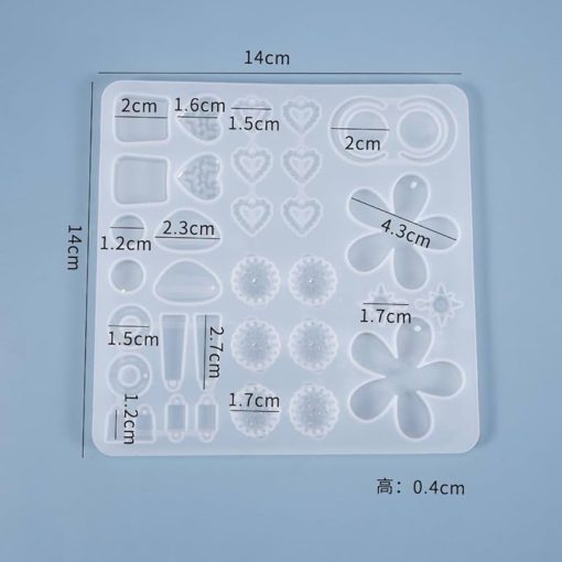 Silicone Mould - Earring Pattern