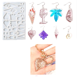 Silicone Mould - Earring Pattern
