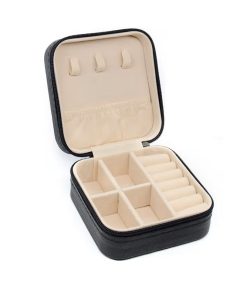 Travel Jewellery Box - Black