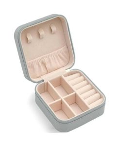 Travel Jewellery Box - Grey