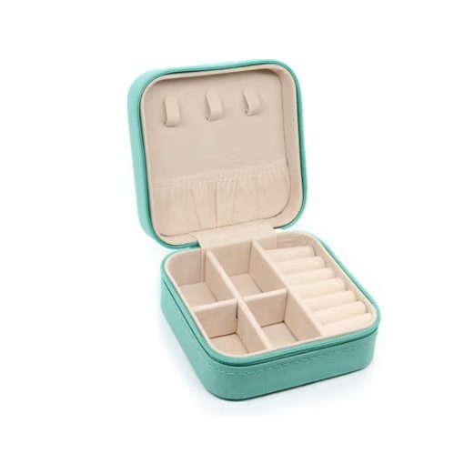 Travel Jewellery Box - Green