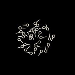 Bright Silver Eye Screws