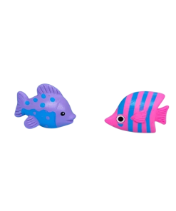 Miniature Fish - Pink With Blue