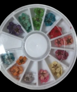 Dried Flowers In Round Shape Box